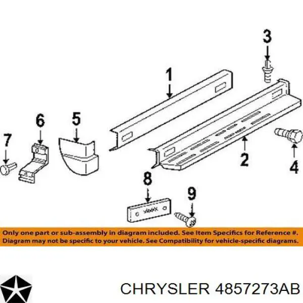  Chrysler 4857273AB цена, от 50.59 USD