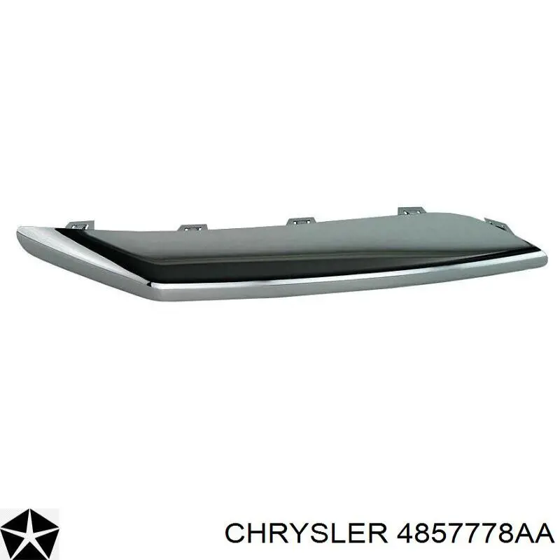 4857778AA Chrysler молдинг бампера переднего правый