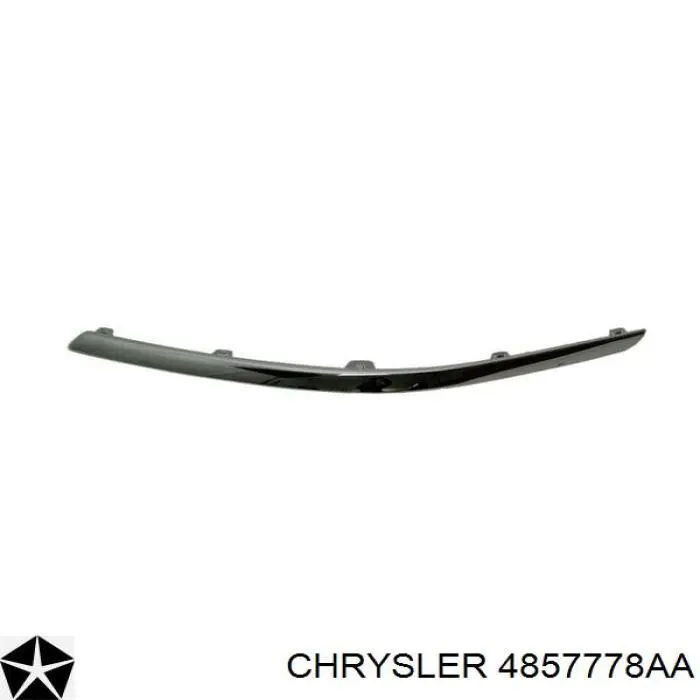 Молдинг бампера переднего правый Chrysler 4857778AA цена, от 27.56 USD