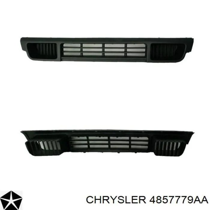 Купить 4857779AA Chrysler Молдинг бампера переднего левый
