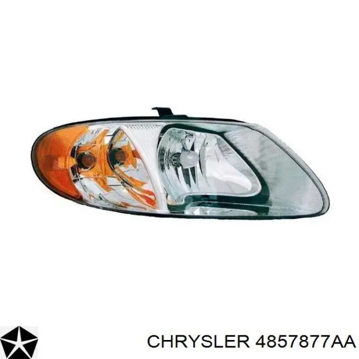 04857877AA Chrysler зеркало заднего вида левое