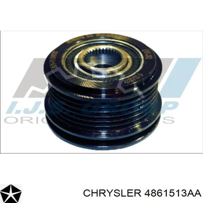 Купить 4861513AA Chrysler Шкив ремня генератора