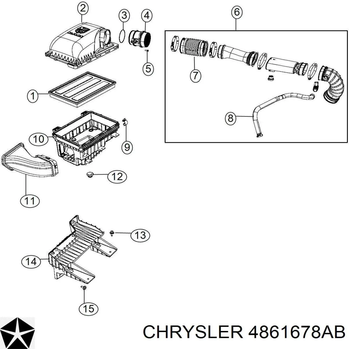  Chrysler 4861678AB цена, от 19.12 USD