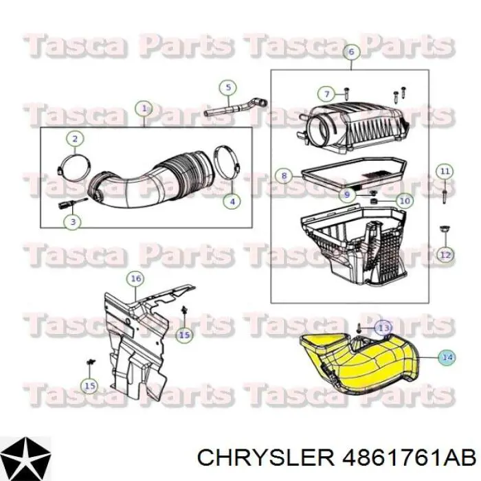  K04861761AB Fiat/Alfa/Lancia