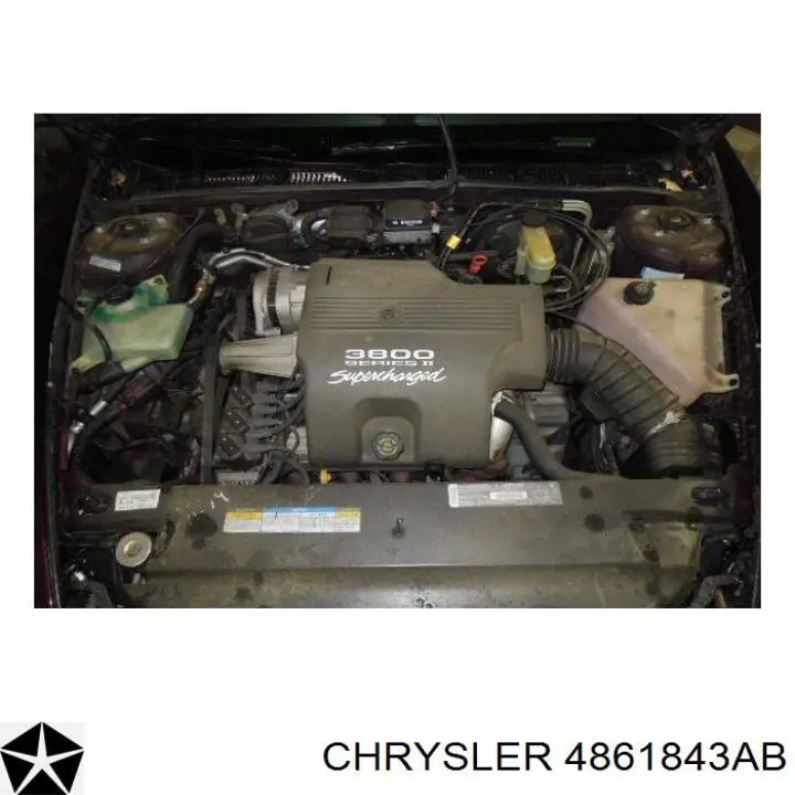 4861843AB Chrysler caixa de filtro de ar