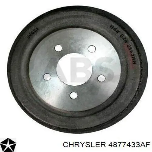 4877433AF Chrysler барабан тормозной задний