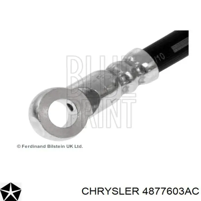 Купить 4877603AC Chrysler Шланг тормозной передний левый