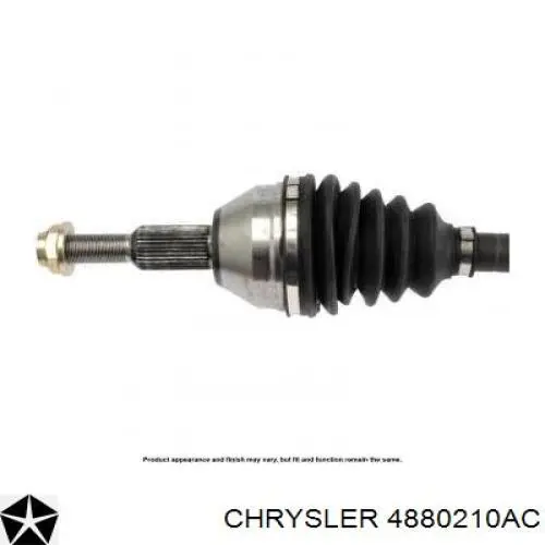 Полуось (привод) передняя правая 4880210AC Chrysler