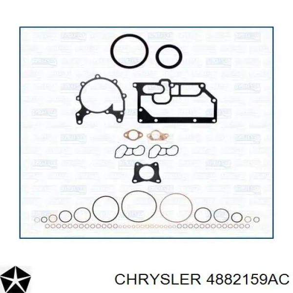 4882159AC Chrysler комплект прокладок двигателя верхний