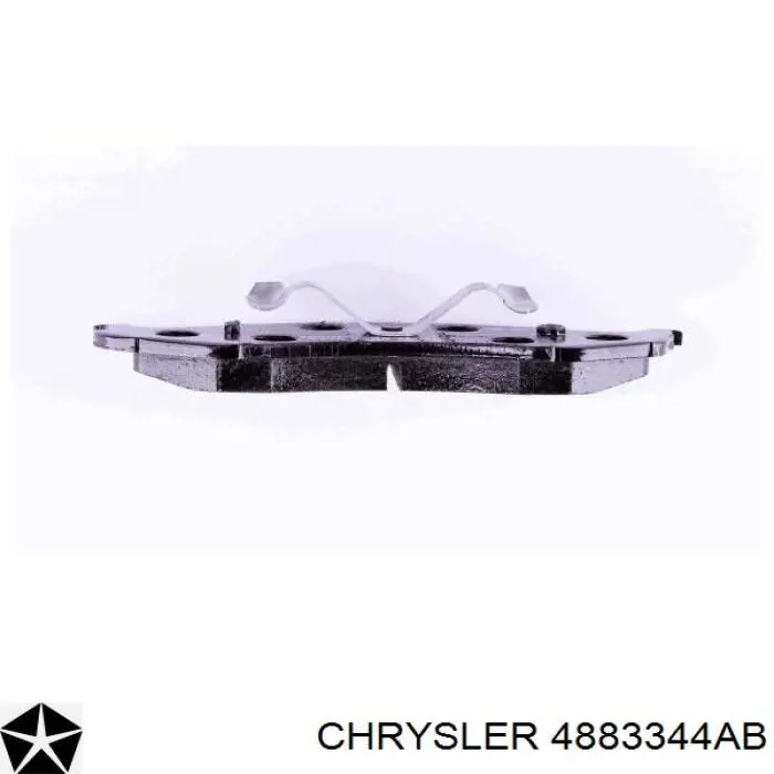 Передние тормозные колодки 4883344AB Chrysler