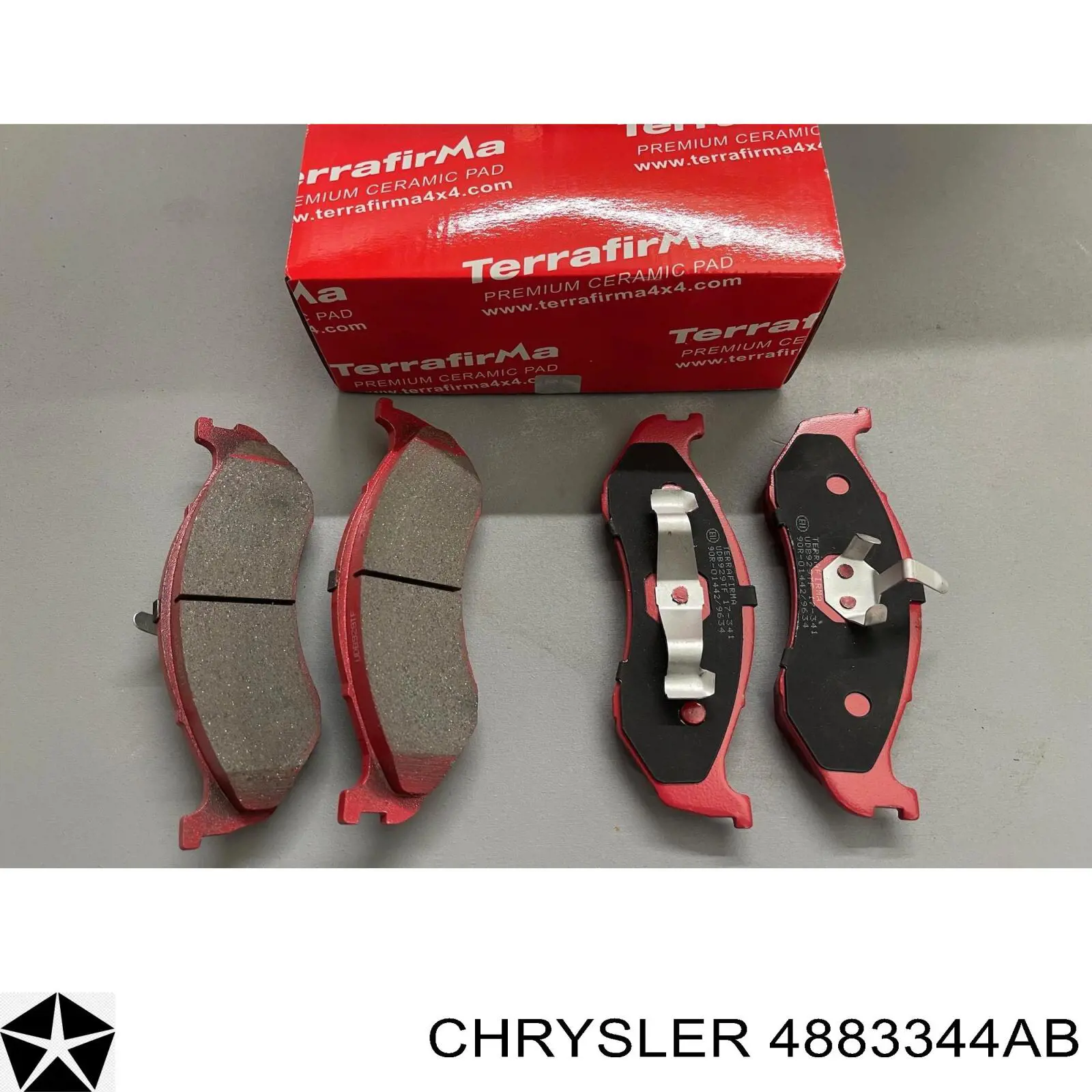 4883344AB Chrysler Колодки передние