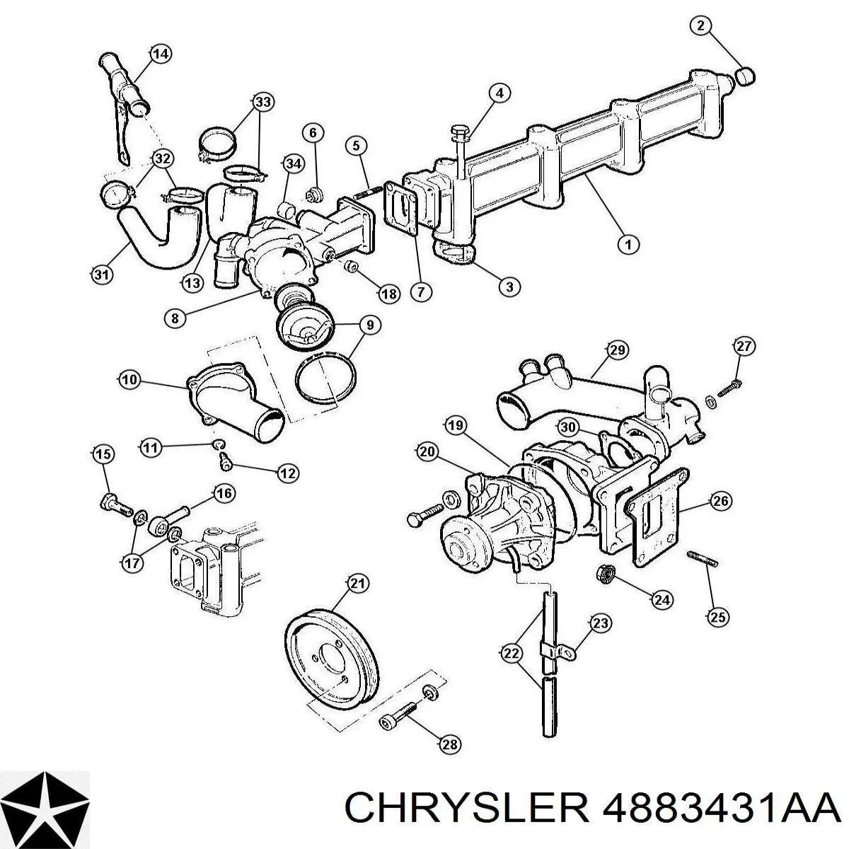  04883431AA Chrysler