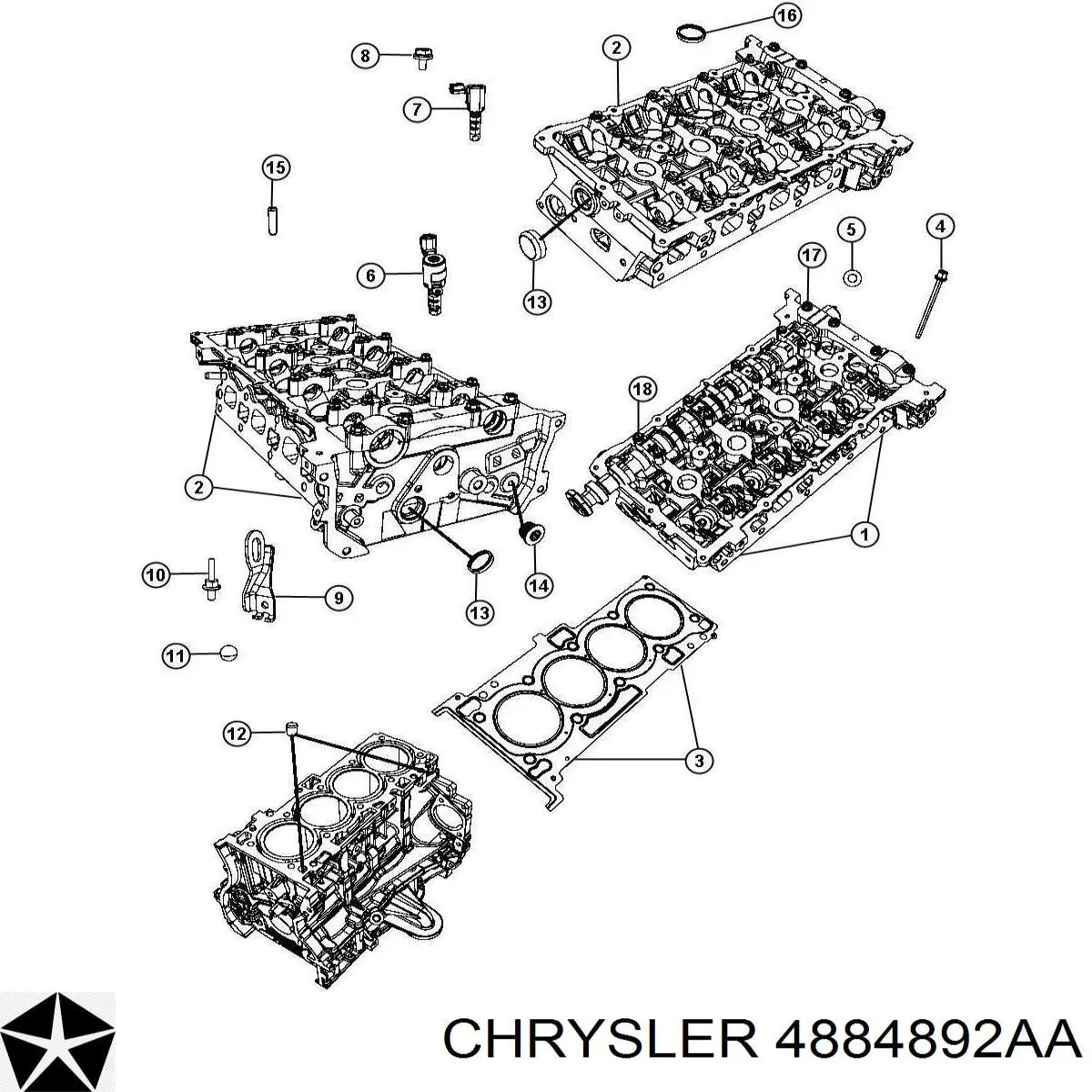 Купить 4884892AA Chrysler 