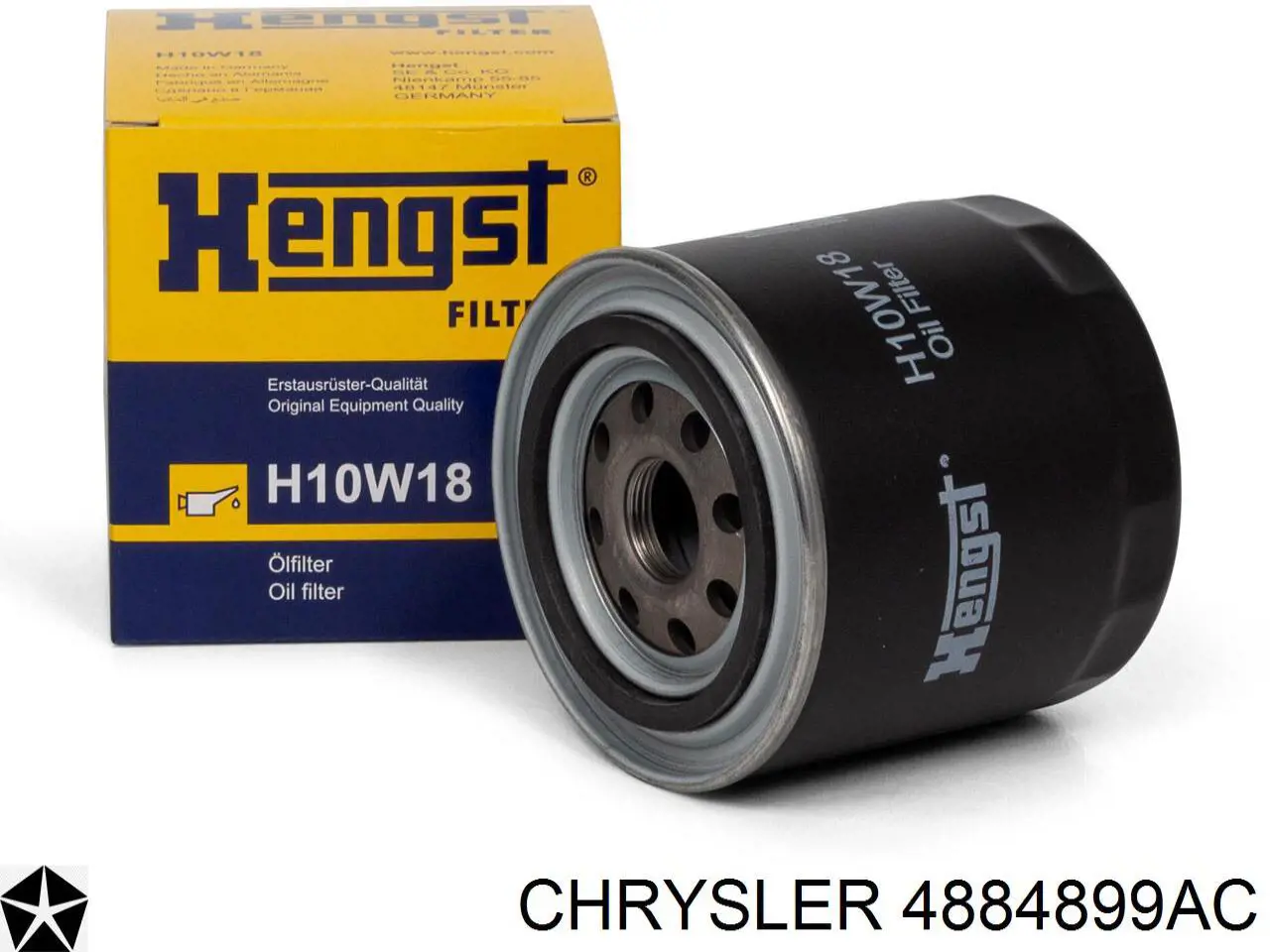 4884899AC Chrysler Filtro de óleo