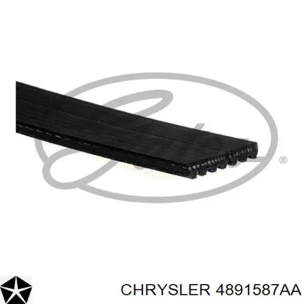 4891587AA Chrysler ремень генератора