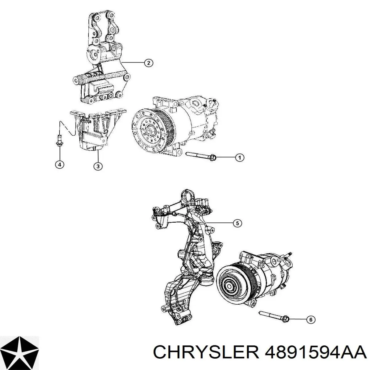  4891594AA Chrysler