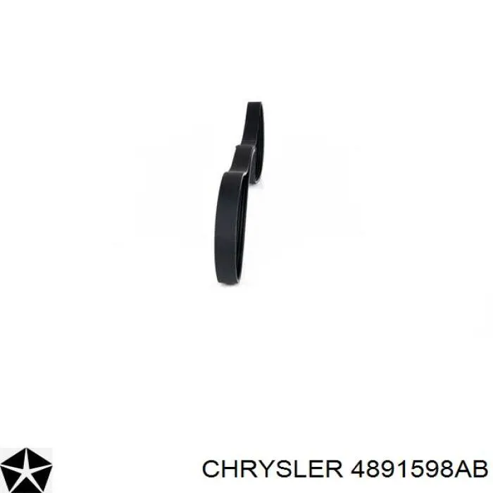 Клиновый ремень Chrysler 4891598AB цена, от 16.52 USD