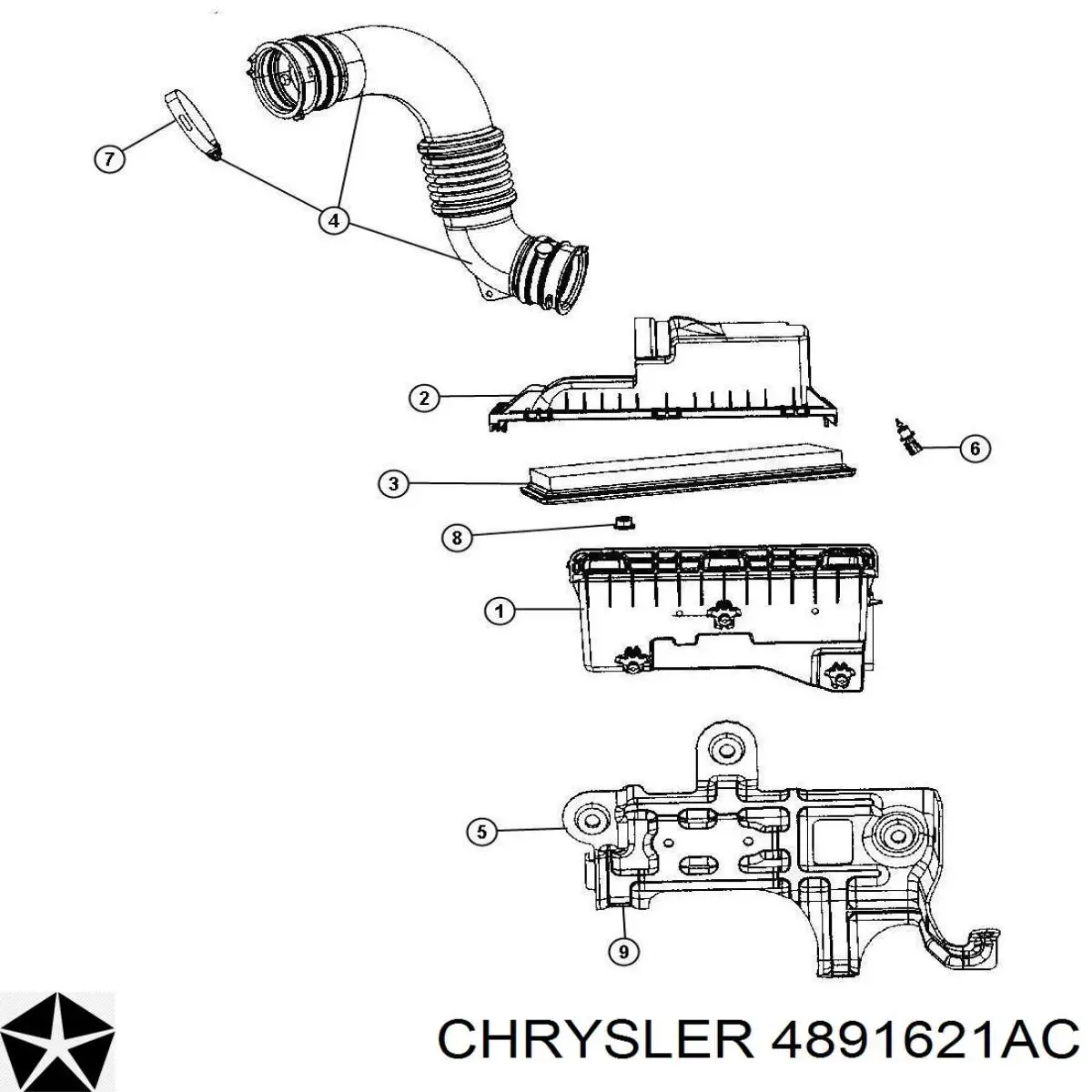 Купить 4891621AC Chrysler 
