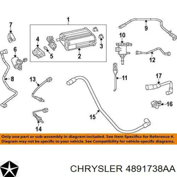  K04891738AA Fiat/Alfa/Lancia