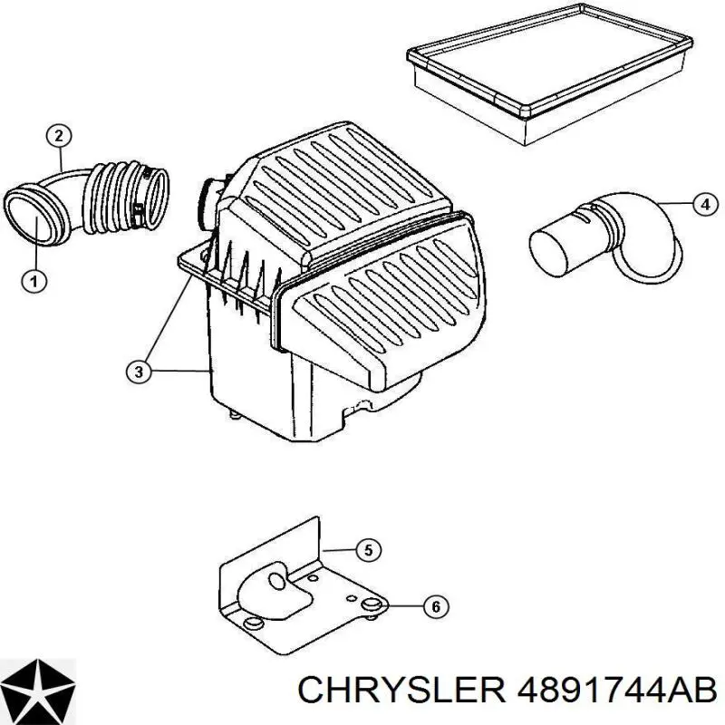  K04891744AB Fiat/Alfa/Lancia