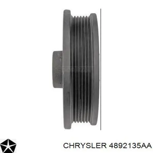 Купить K04892135AA Fiat/Alfa/Lancia Шкив-демпфер коленвала