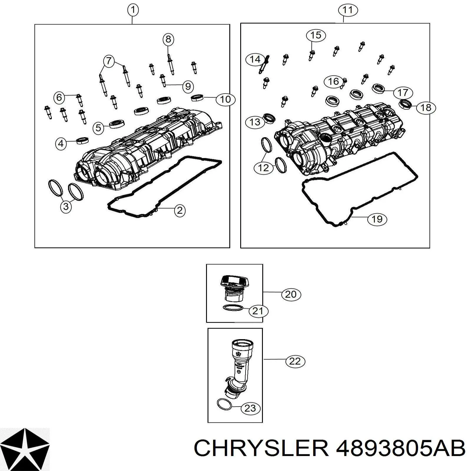  4893805AB Chrysler