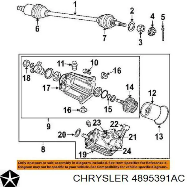  04895391AC Chrysler