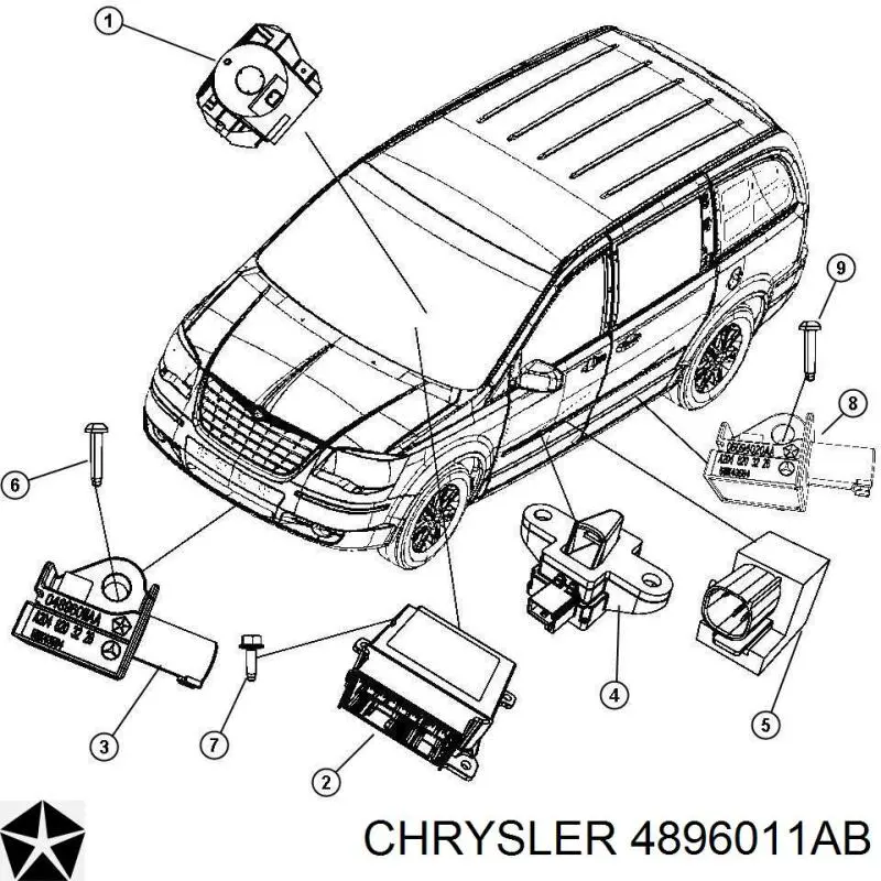  4896011AB Chrysler