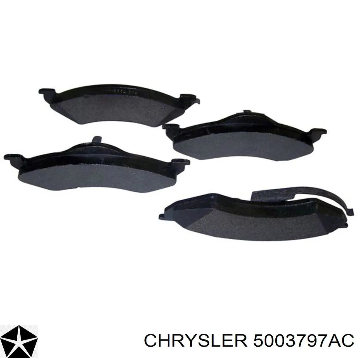 Колодки Chrysler 5003797AC цена, от 52.26 USD