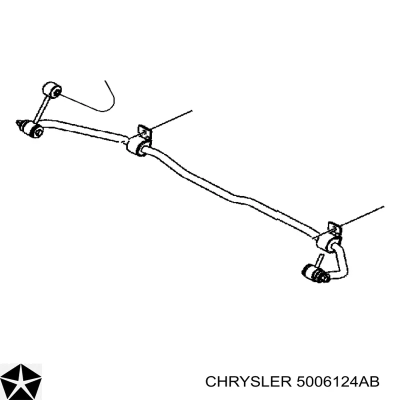 Втулка заднего стабилизатора CHRYSLER 5006124AB