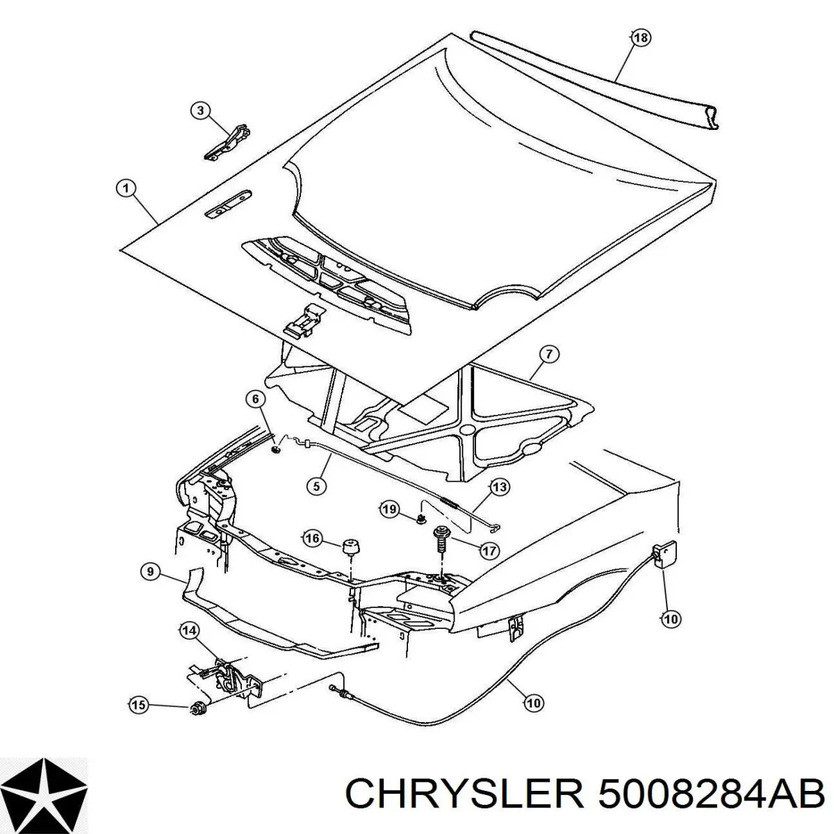 5008284AB Chrysler 