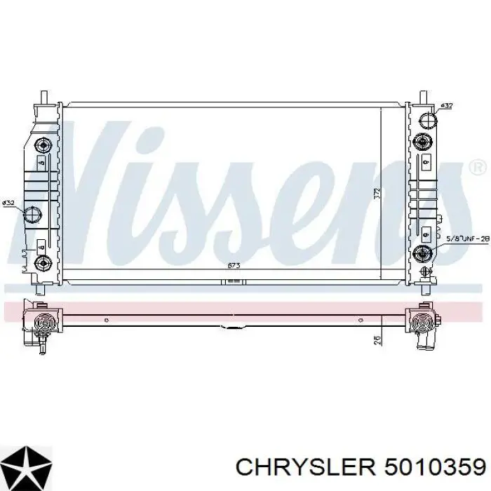 Радиатор 5010359 Chrysler