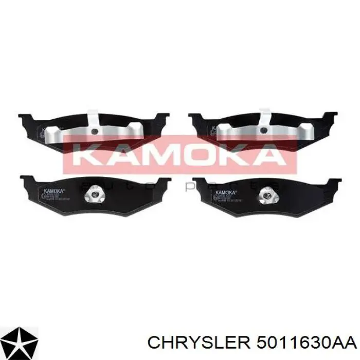 Купить 5011630AA Chrysler Колодки тормозные задние, дисковые
