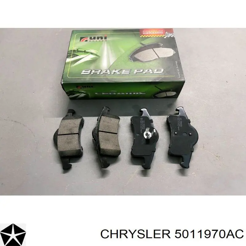 5011970AC Chrysler задние тормозные колодки