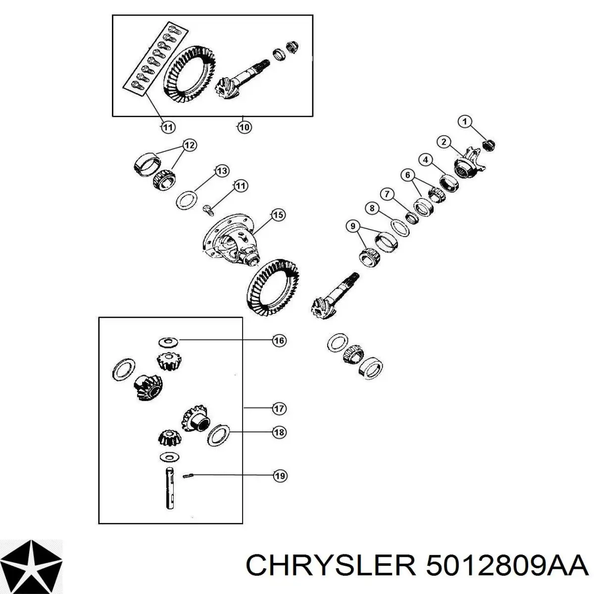  5012809AA Chrysler