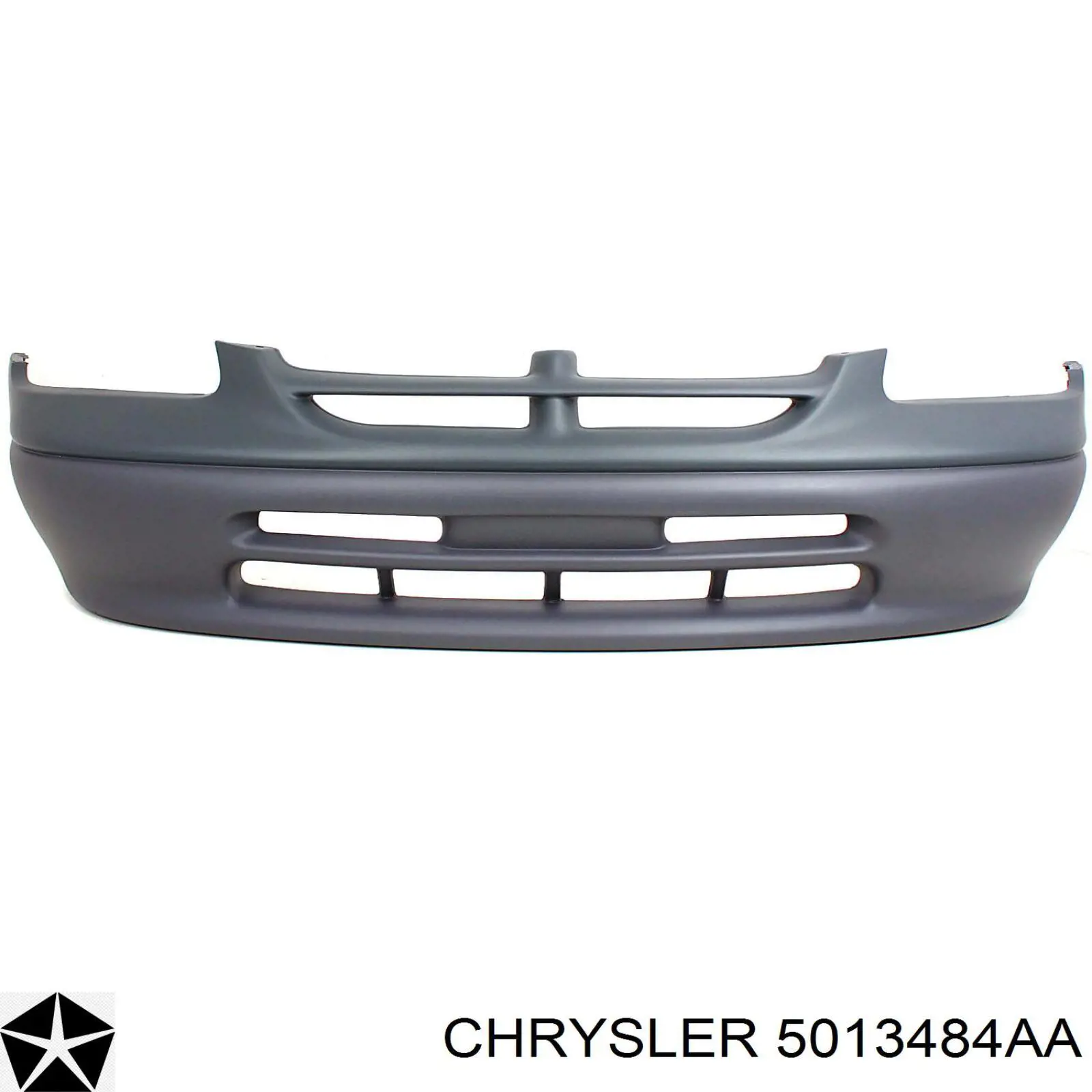 5013484AA Chrysler Бампер передний в сборе