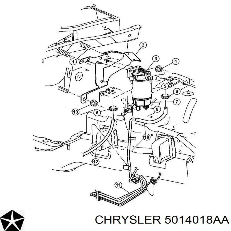  K05014018AA Fiat/Alfa/Lancia