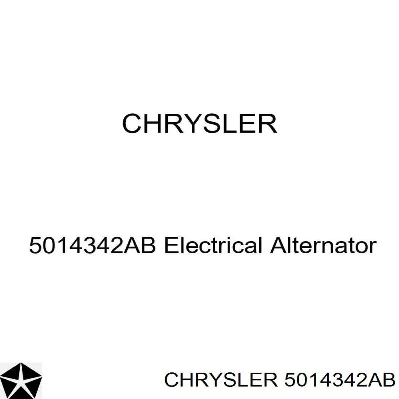  05014342AB Chrysler