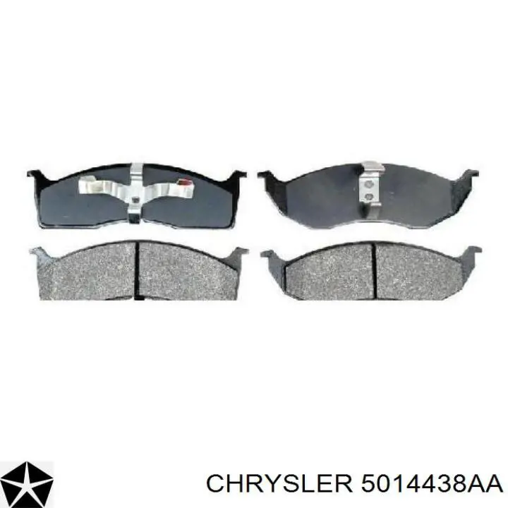 Купить 5014438AA Chrysler Колодки тормозные