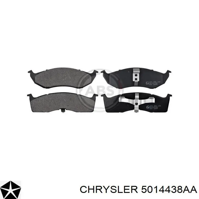 Тормозные колодки Chrysler 5014438AA