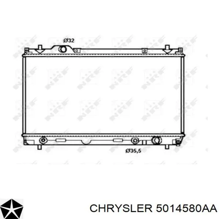 Радиатор 5014580AA Chrysler