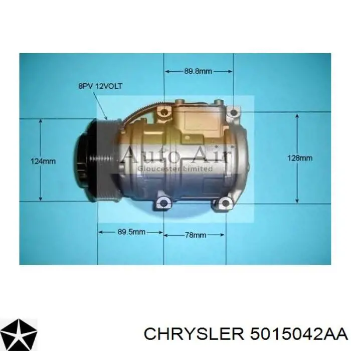 Компрессор системы кондиционирования Chrysler 5015042AA цена, от 84.65 USD
