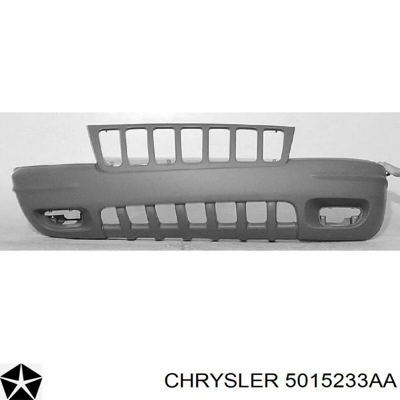5015233AA Chrysler Бампер передний в сборе