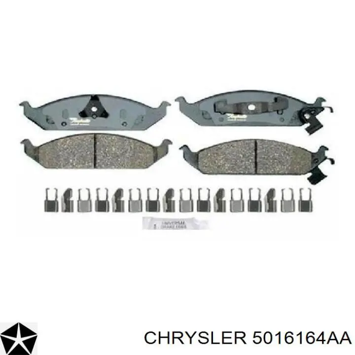 Передние тормозные колодки 5016164AA Chrysler