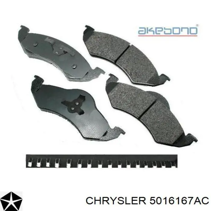 Колодки Chrysler 5016167AC цена, от 48.27 USD