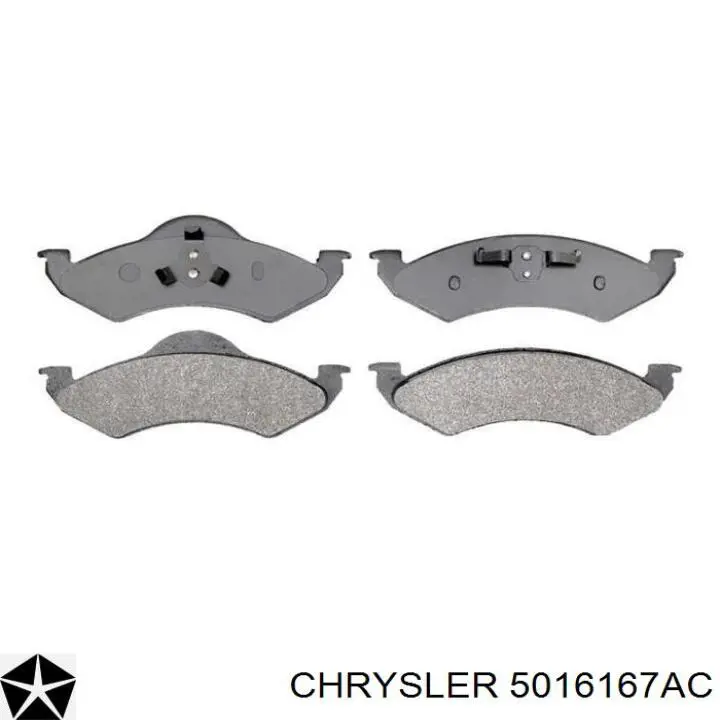 Купить 5016167AC Chrysler Колодки тормозные
