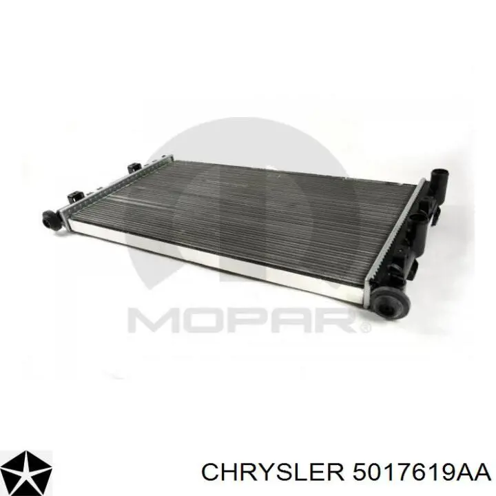Радиатор охлаждения двигателя Chrysler 5017619AA цена, от 75.76 USD