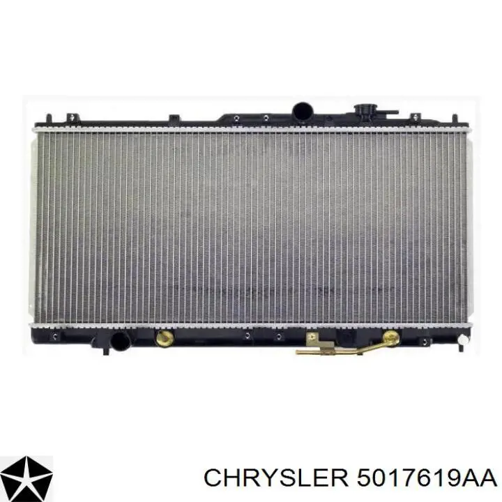 Купить 5017619AA Chrysler Радиатор водяной