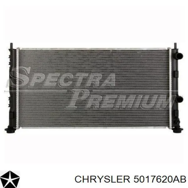 Радиатор охлаждения двигателя Chrysler 5017620AB цена, от 75.76 USD