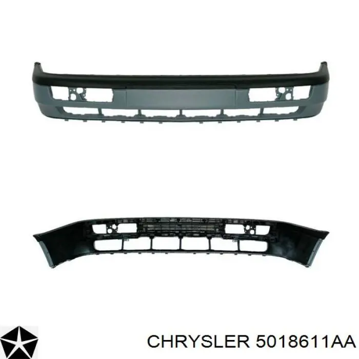 Бампер на авто Chrysler 5018611AA цена, от 55.24 USD